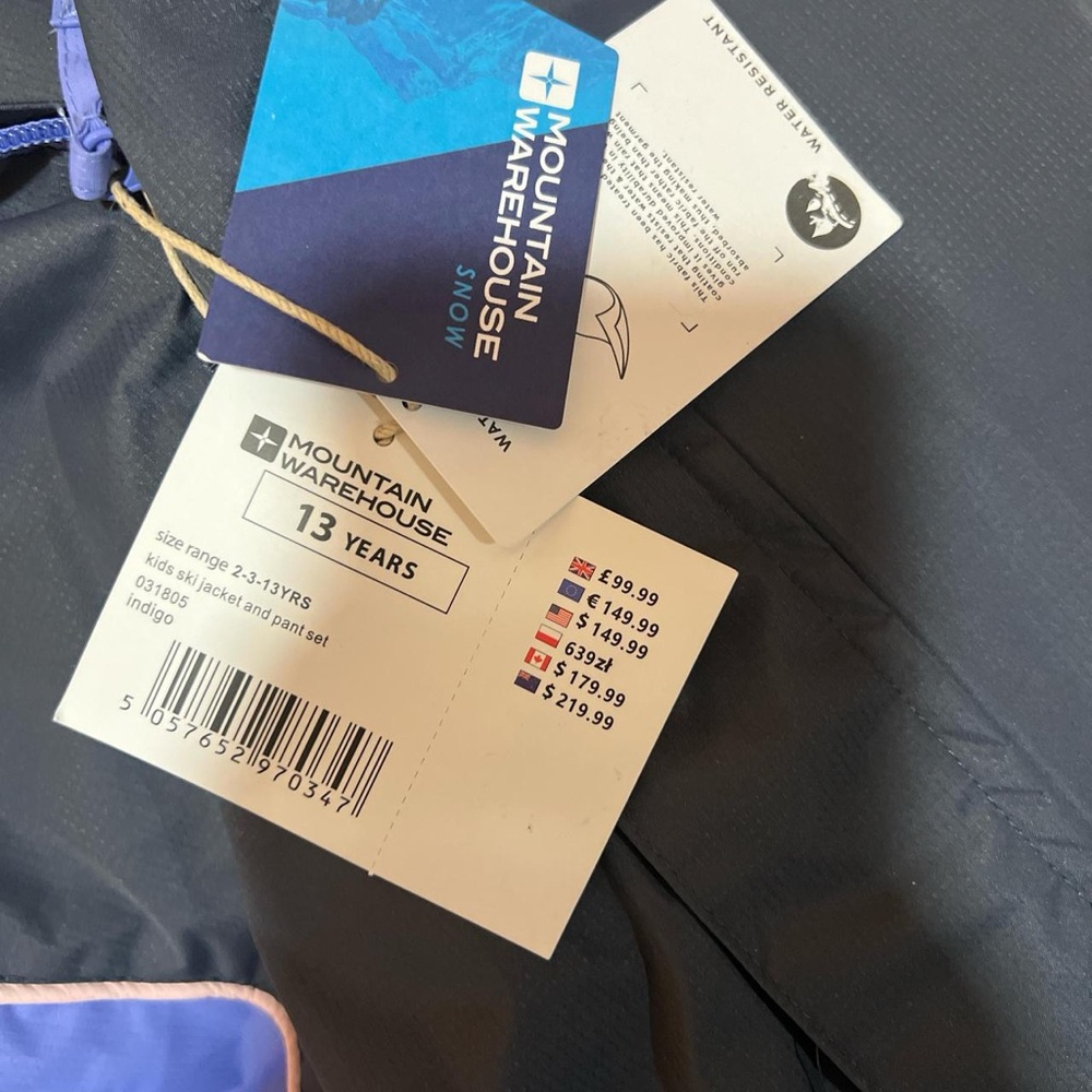 Mountain Warehouse Gray Girls Jacket